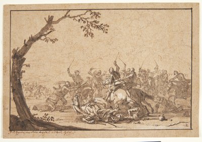 Szermierka jeździecka autorstwa Georg Philipp Rugendas