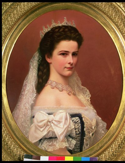 Cesarzowa Elżbieta Bawarska (1837-98) w stroju węgierskim, 1867 autorstwa Georg Raab
