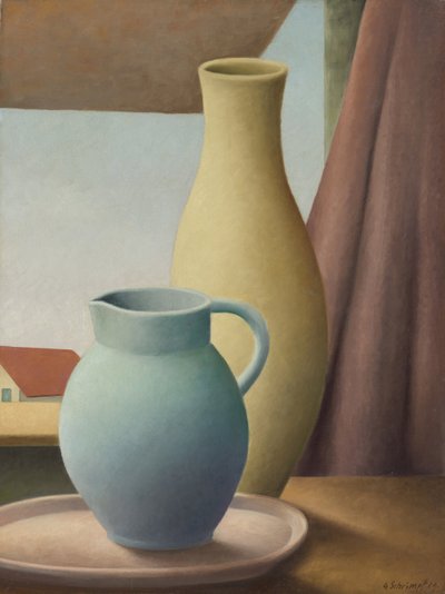 martwa natura autorstwa Georg Schrimpf