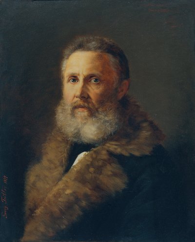 Malarz Carl Teibler, ojciec artysty autorstwa Georg Teibler