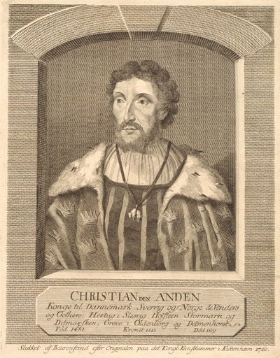 Chrześcijanin II autorstwa Georg Vilhelm Baurenfeind