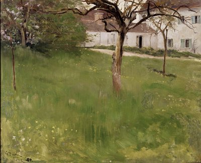 Ogród w Grez, 1884 autorstwa Georg Vilhelm Pauli
