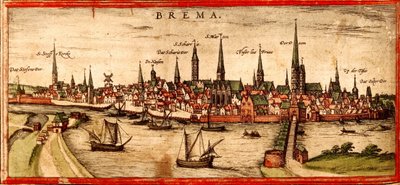 Brema autorstwa Georg and Hogenberg Franz (1535 90) Braun