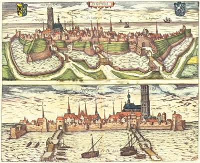 Harderwijk, Holandia, Holandia autorstwa Georg and Hogenberg Franz (1535 90) Braun