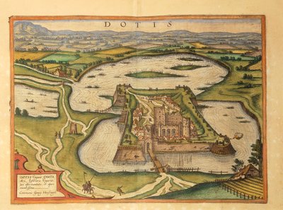 Tata, Dotis z Miast Świata – Georg Braun autorstwa Georg Braun and Hogenberg Franz