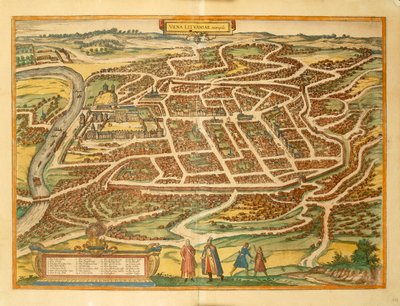 Wilno z Miast Świata – Georg Braun autorstwa Georg Braun and Hogenberg Franz