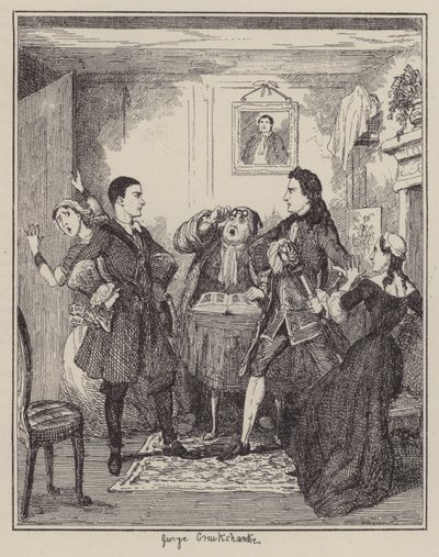 Ilustracja do Jacka Shepparda (grafika) autorstwa George (after) Cruikshank