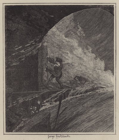 Ilustracja do Jacka Shepparda (grafika) autorstwa George (after) Cruikshank