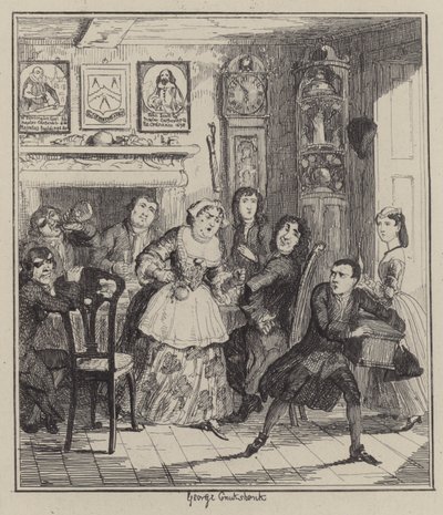 Ilustracja do Jacka Shepparda (grafika) autorstwa George (after) Cruikshank