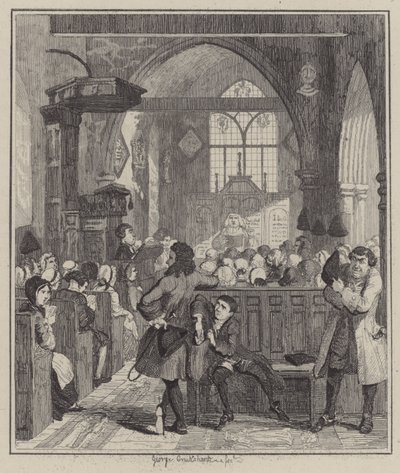 Ilustracja do Jacka Shepparda (grafika) autorstwa George (after) Cruikshank