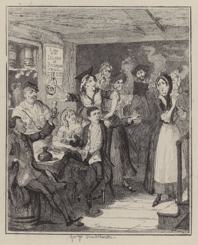 Ilustracja do Jacka Shepparda (grafika) autorstwa George (after) Cruikshank