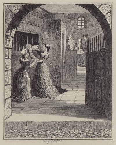 Ilustracja do Jacka Shepparda (rycina) autorstwa George (after) Cruikshank