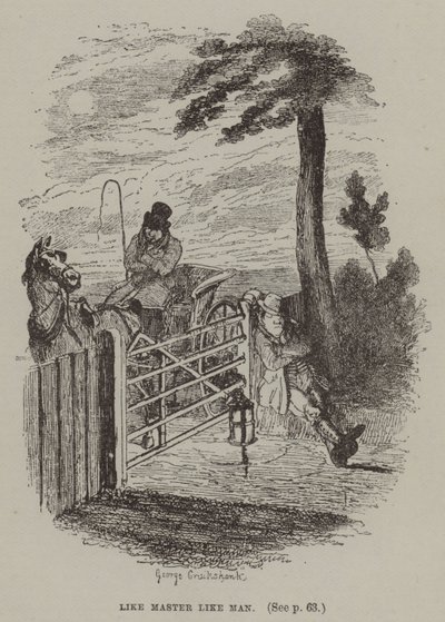 Like Master Like Man (rycina) autorstwa George (after) Cruikshank