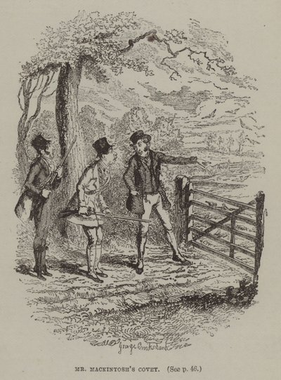 Covey pana Mackintosha (grawerowanie) autorstwa George (after) Cruikshank