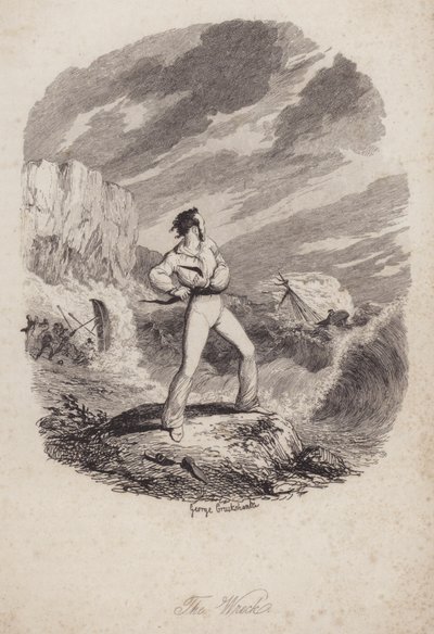 Wrak (grawerunek) autorstwa George (after) Cruikshank