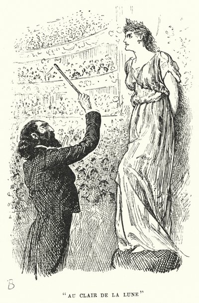 Ilustracja do Trilby autorstwa George du Maurier (grafika) autorstwa George (after) Du Maurier