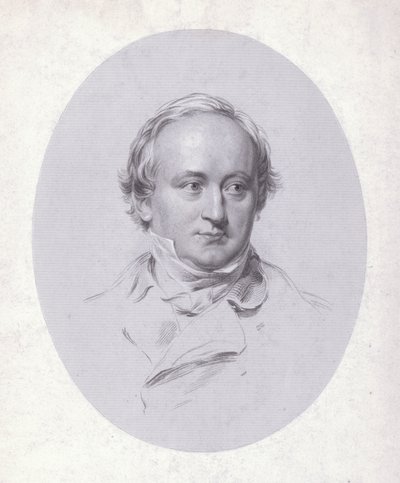 Christian Karl Josias von Bunsen, niemiecki dyplomata i uczony (grafika) autorstwa George (after) Richmond