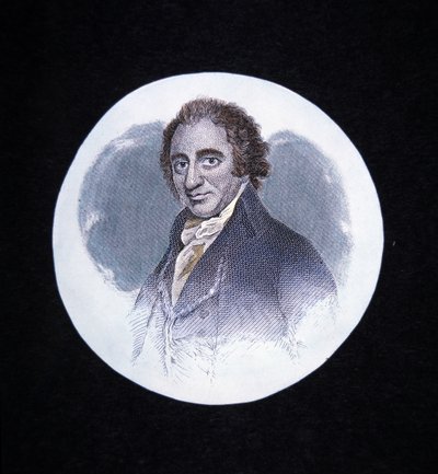 Thomas Paine (kolor lito) autorstwa George (after) Romney