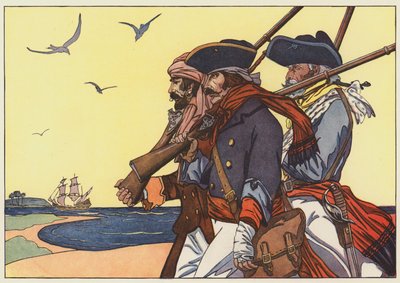 Piraci na wyspie Tortuga autorstwa George Alfred Williams