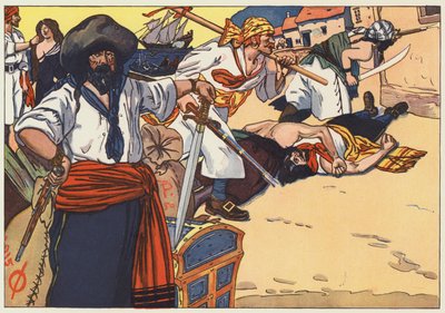 Piraci przemierzali ulice, paląc, plądrując i mordując autorstwa George Alfred Williams