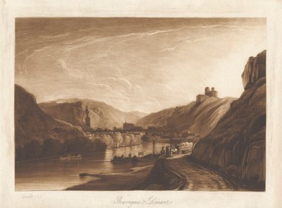 Bouvignes i Dinant autorstwa George Arnald