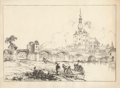 Dinant, nr 1: widok na południowy zachód autorstwa George Arnald