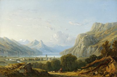 Jezioro Wallenstadt autorstwa George Arthur Fripp