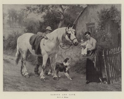 Praca i miłość autorstwa George Augustus Holmes