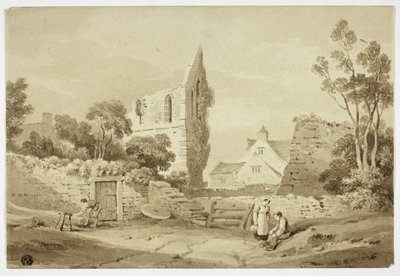 Opactwo Wenlock, Sharpshire autorstwa George Augustus Holmes
