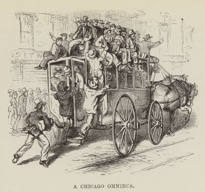 Chicago Omnibus autorstwa George Augustus Sala