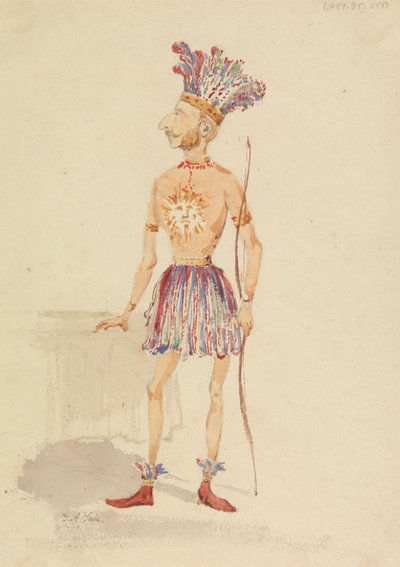Anglik w kostiumie Inków autorstwa George Augustus Sala