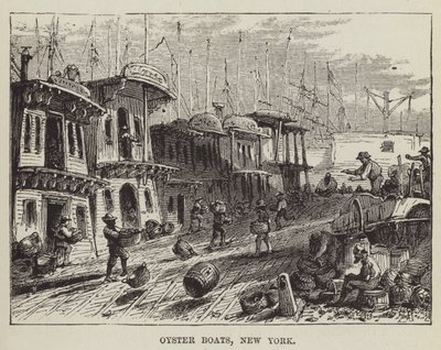Oyster Boats, Nowy Jork autorstwa George Augustus Sala