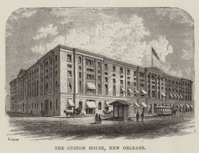 Urząd Celny, Nowy Orlean autorstwa George Augustus Sala