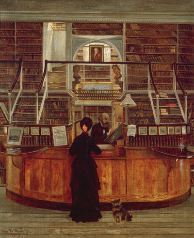 Biblioteka Filadelfijska, 1875 autorstwa George Bacon Wood