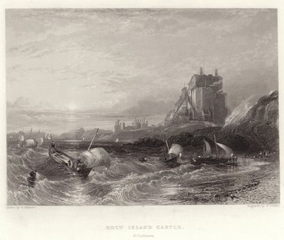 Zamek na Wyspie Świętej, St Cuthberts autorstwa George Balmer
