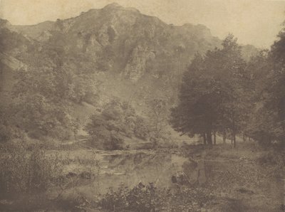 [Talerz z The Compleat Angler Izaaka Waltona], lata 80. XIX wieku, druk 1888., lata 80. XIX wieku, druk 1888. autorstwa George Bankart