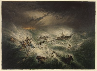 The Wreck of the Reliance (12 listopada autorstwa George Baxter