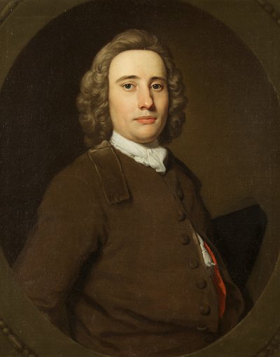 Portret mężczyzny w kolorze brązowym autorstwa George Beare