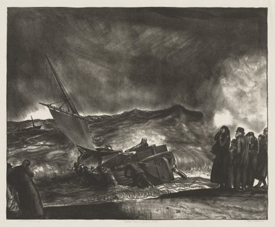 Allan Donn wypływa w morze autorstwa George Bellows