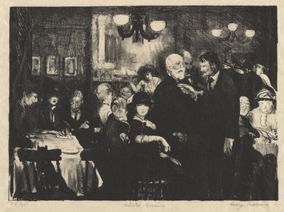 Wieczór artystów autorstwa George Bellows