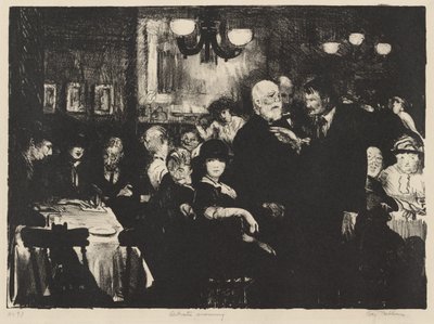 Wieczór artystyczny autorstwa George Bellows