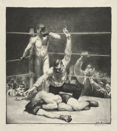 „Counted Out”, „First Stone” autorstwa George Bellows