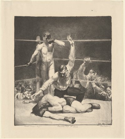 Wyliczono, pierwszy kamień autorstwa George Bellows