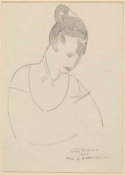Elsie Speicher [verso] autorstwa George Bellows