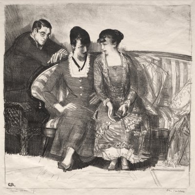 Emma, Elsie i Gene autorstwa George Bellows