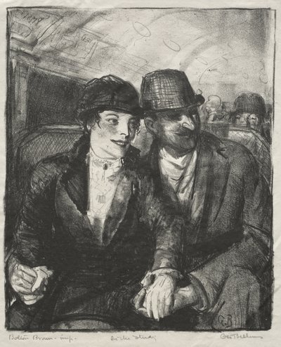 W metrze autorstwa George Bellows