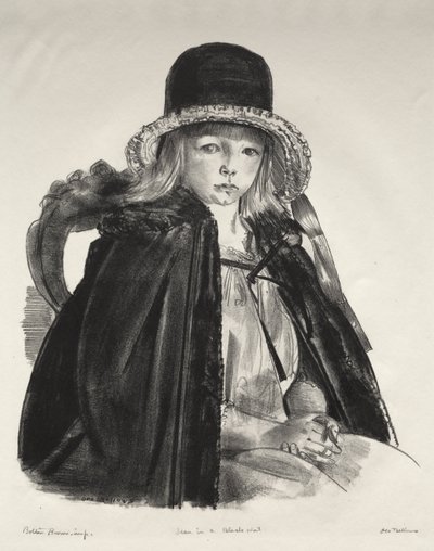Jean w czarnym kapeluszu autorstwa George Bellows