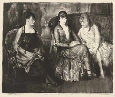 Marjorie, Emma i Elsie, „Second Stone” autorstwa George Bellows