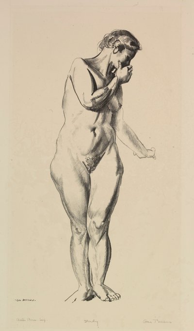Studium aktu autorstwa George Bellows