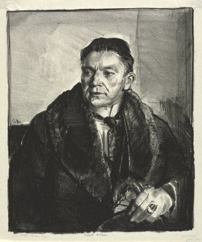 Portret Roberta Aitkena, Drugi kamień autorstwa George Bellows